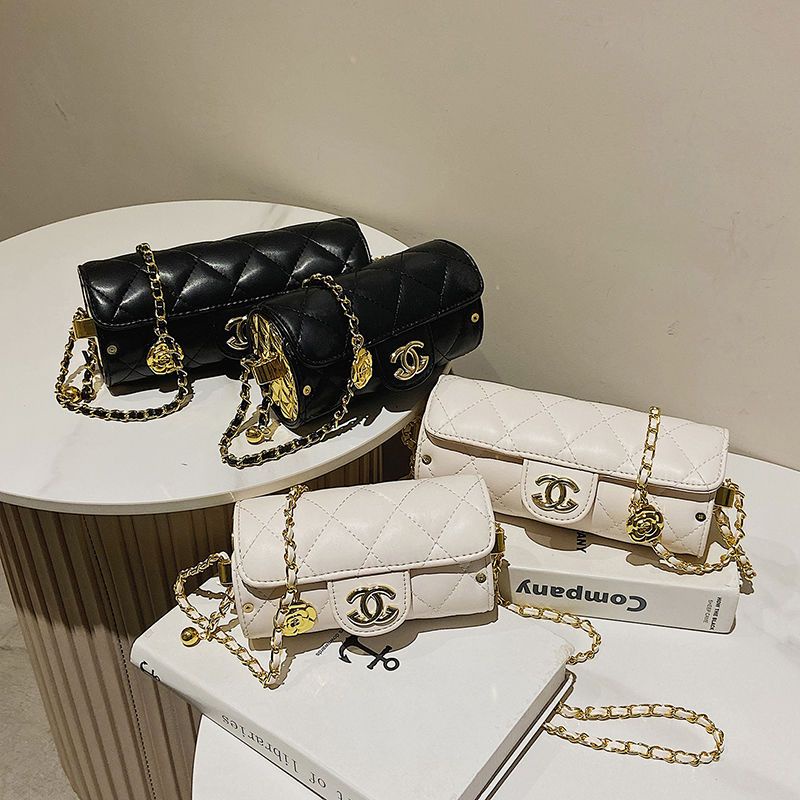 Túi Đeo Chéo Vai Có Dây Xích Đựng Bút 5Wd Thời Trang Dành Cho Nữ