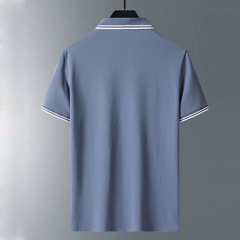 Áo polo Tay Ngắn Màu Trơn Đơn Giản Thời Trang Mùa Hè Hàng Mới Dành Cho Bạn Nam