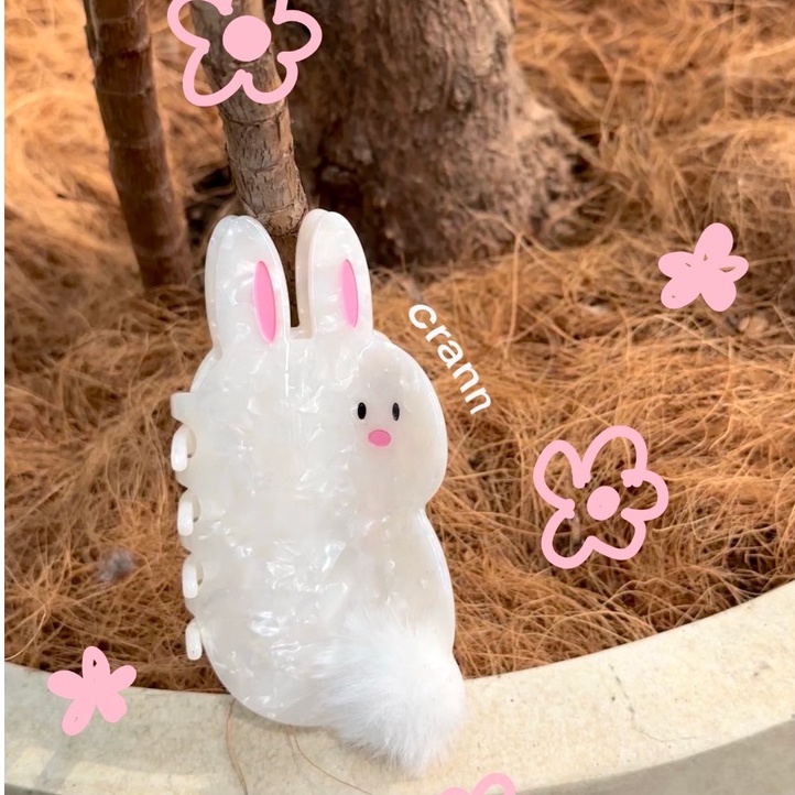 Kẹp Tóc Đính Quả Bông Phong Cách Hàn Quốc Dễ Thương Dành Cho Nữ