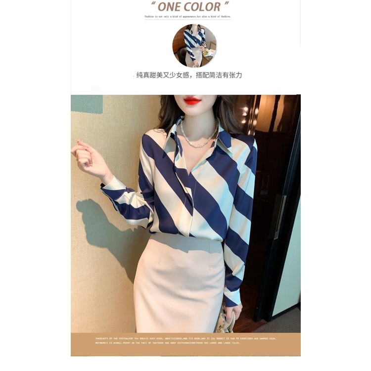 Áo Sơ Mi Chiffon Tay Dài Phong Cách Thời Trang Châu Âu 2023