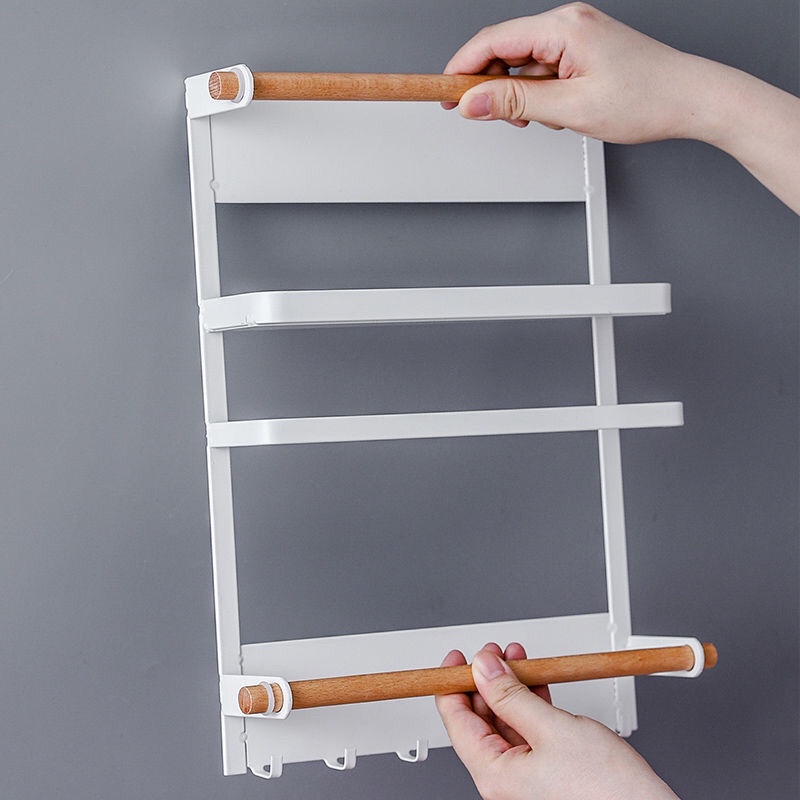 Giá Nam Châm Treo Cuộn Giấy Vệ Sinh Gắn Tủ Lạnh Tiện Dụng