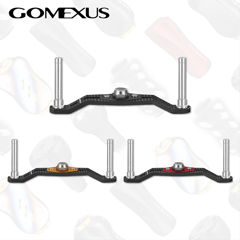 Tay cầm đôi Gomexus bằng sợi cacbon 85-95mm không có nút usd cho máy câu ngang Shimano Daiwa BFS
