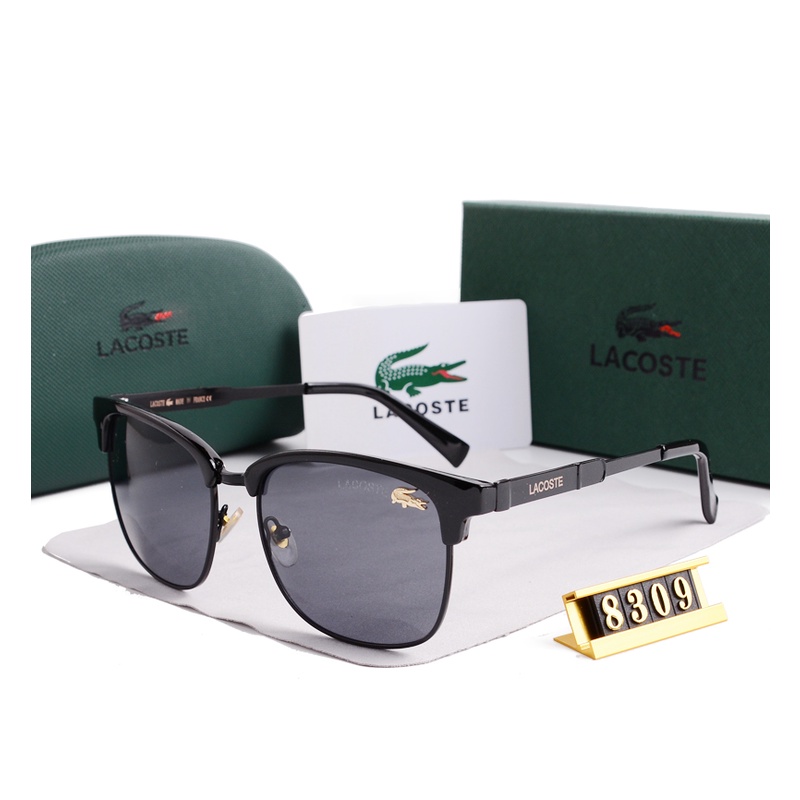 LACOSTE Kính Mát Gọng oval Chống Tia uv400 Thời Trang 2023 Cho Nam