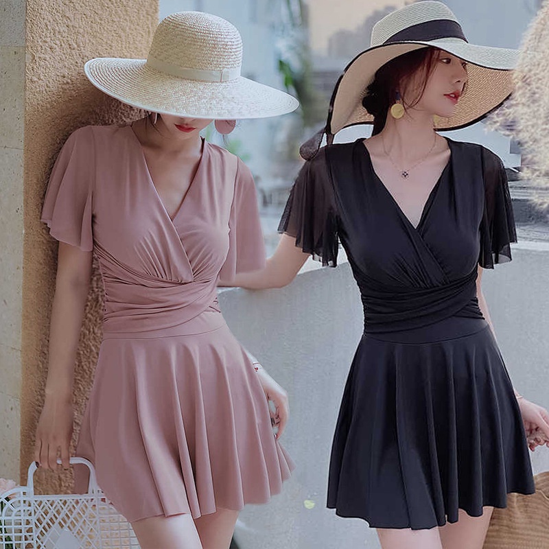 Đồ Bơi Một Mảnh Màu Trơn Có Giá Đỡ Bằng Thép Dành Cho Nữ