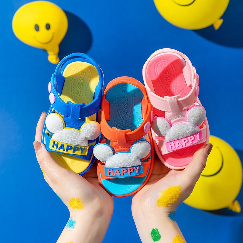Giày Sandal Công Chúa Đế Mềm Chống Trượt Phong Cách Hàn Quốc Cho Bé Gái