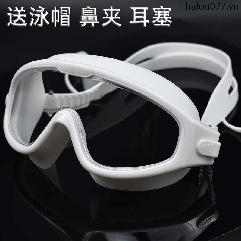 Kính Bơi Trong Suốt Chống Bụi Chống Văng Nước Bọt Tiện Dụng Cho Nam Và Nữ