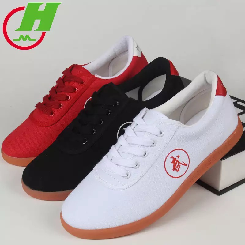 Giày Vải Canvas Cotton Đế Gân Tập Thái Cực Quyền Thời Trang Xuân Hè Cho Nam Và Nữ
