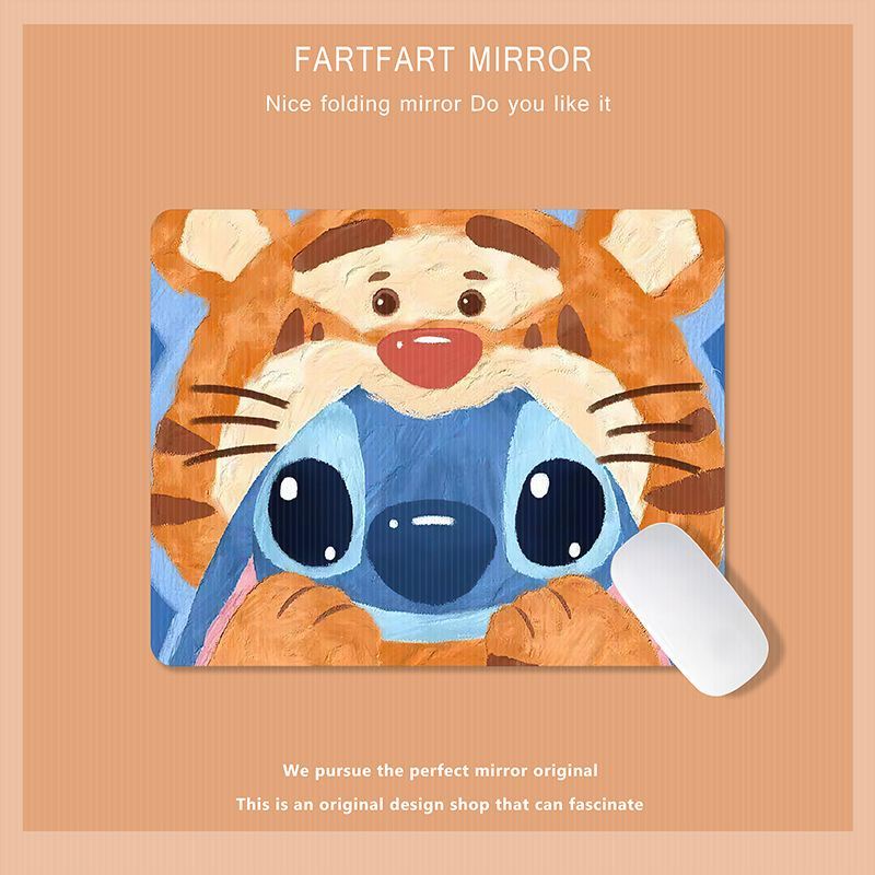 Tấm Lót Chuột Và Bàn Phím Máy Tính Hình Gấu Pooh Dễ Thương