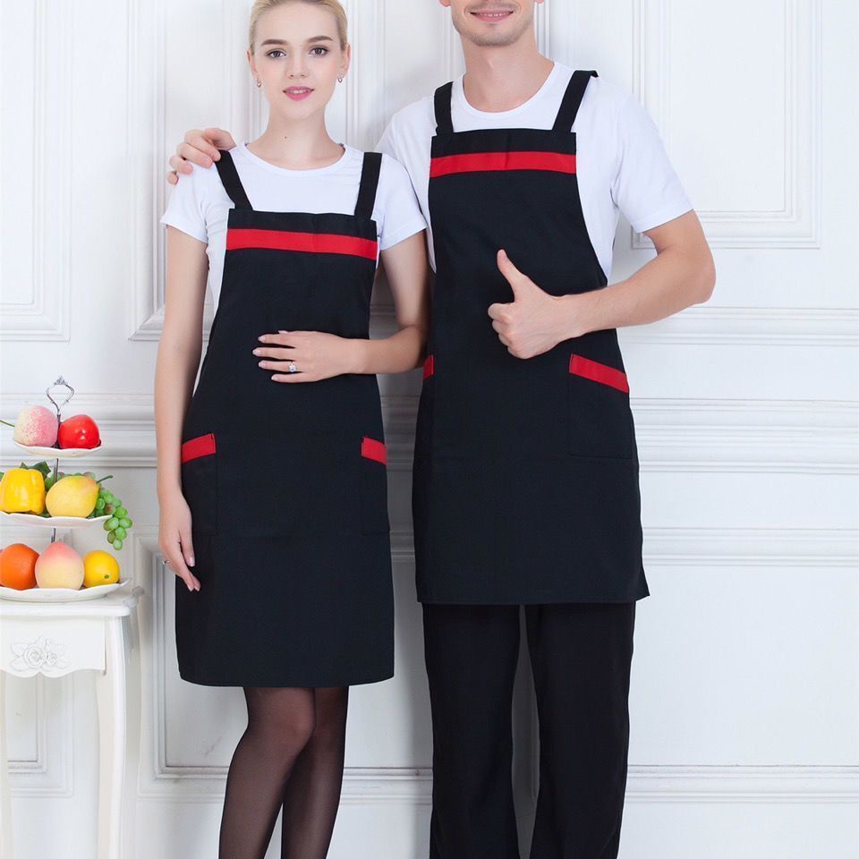 Tạp Dề Có Dây Đeo Vai Cho Nhân Viên Phục Vụ Nhà Hàng