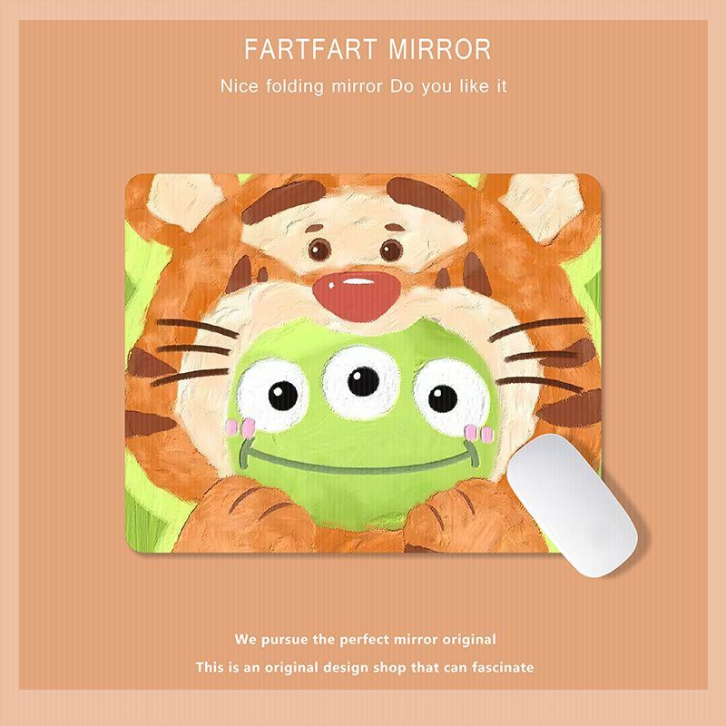 Tấm Lót Chuột Và Bàn Phím Máy Tính Hình Gấu Pooh Dễ Thương