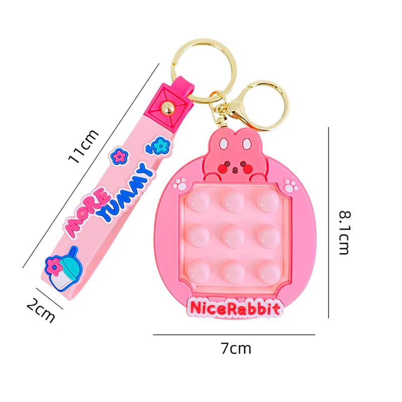 Móc Khóa Hình Động Vật Hoạt Hình Đáng Yêu