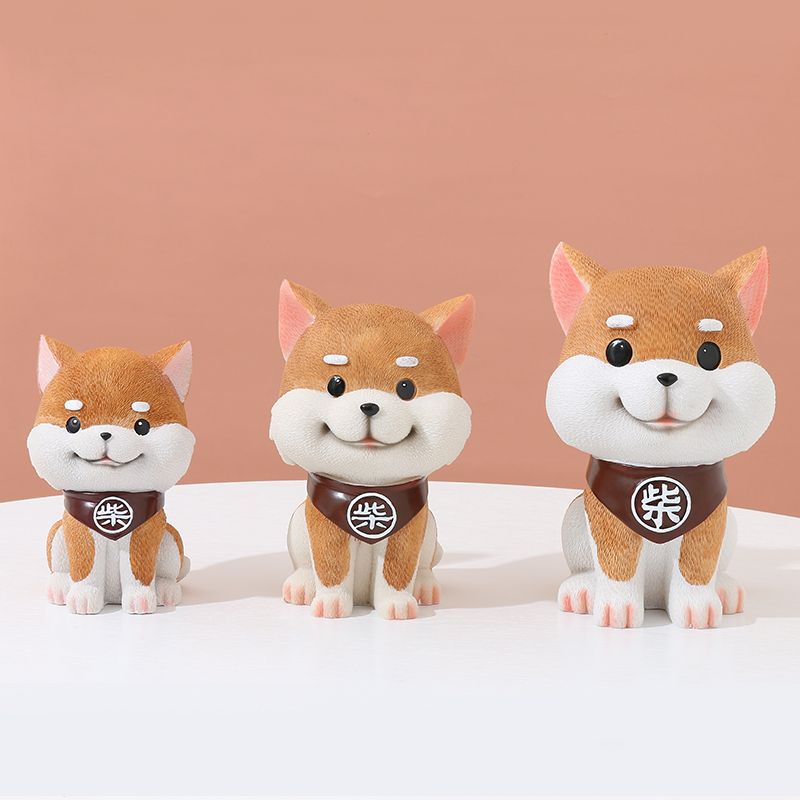 Ống Heo Tiết Kiệm Thiết Kế Dễ Thương Ống Heo Tiết Kiệm Hình Chú Chó Shiba Inu Năm 2022 Dễ Thương