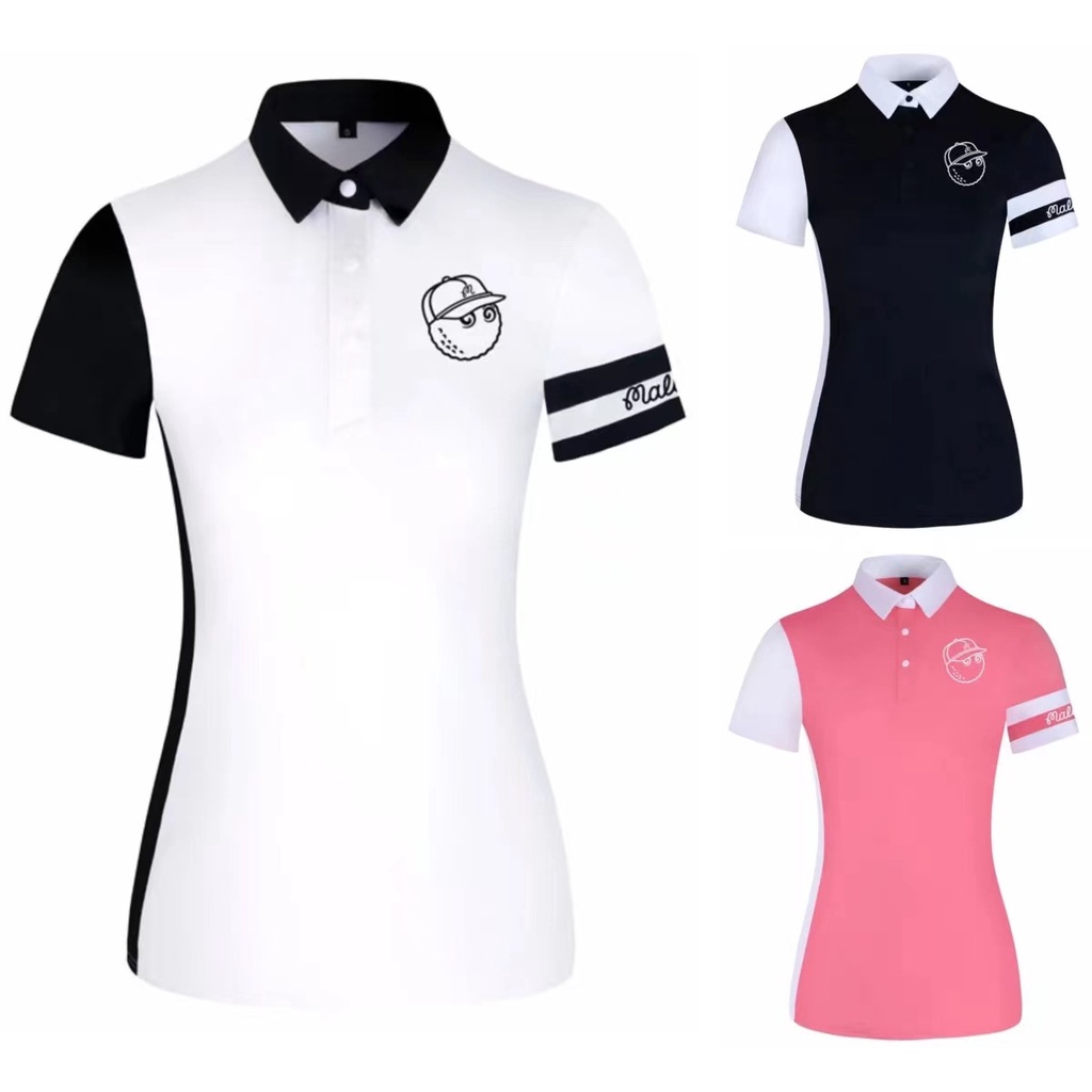 Áo Thun POLO Tay Ngắn Dáng Ôm Co Giãn Khô Nhanh Phong Cách Hàn Quốc Mới Cho Nữ
