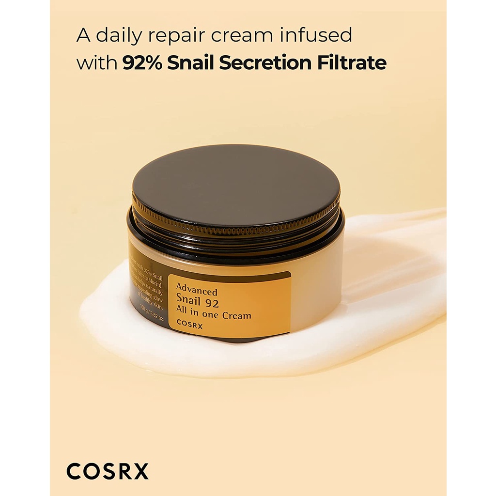 Kem Dưỡng Ốc Sên Cosrx Advanced Snail 92 All In One Cream 100ml