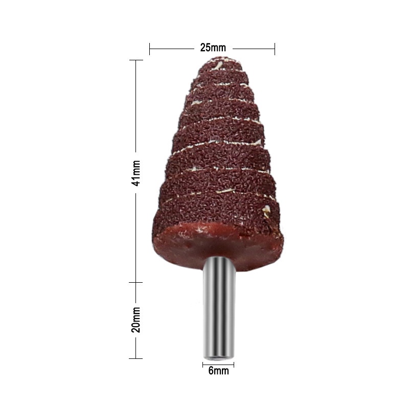 Set 2 Đầu Mài 6MM 80 Grit Dành Cho Máy Khoan