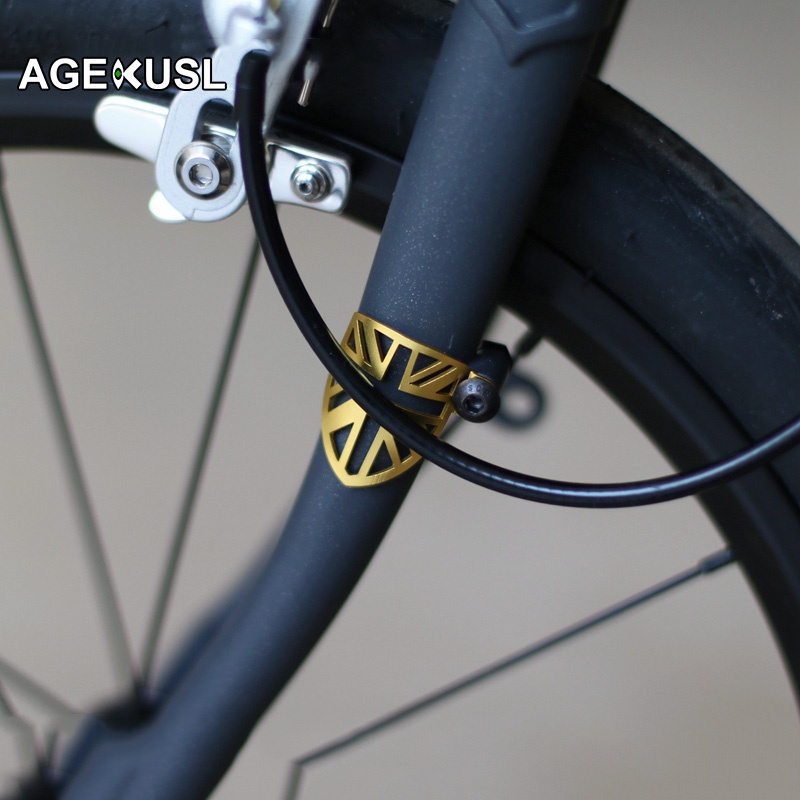 FENDER Tấm Chắn Bảo Vệ Phanh Đĩa Xe Đạp Bằng Hợp Kim Nhôm Cho Brompton Pike 3Sixty Royale Crius