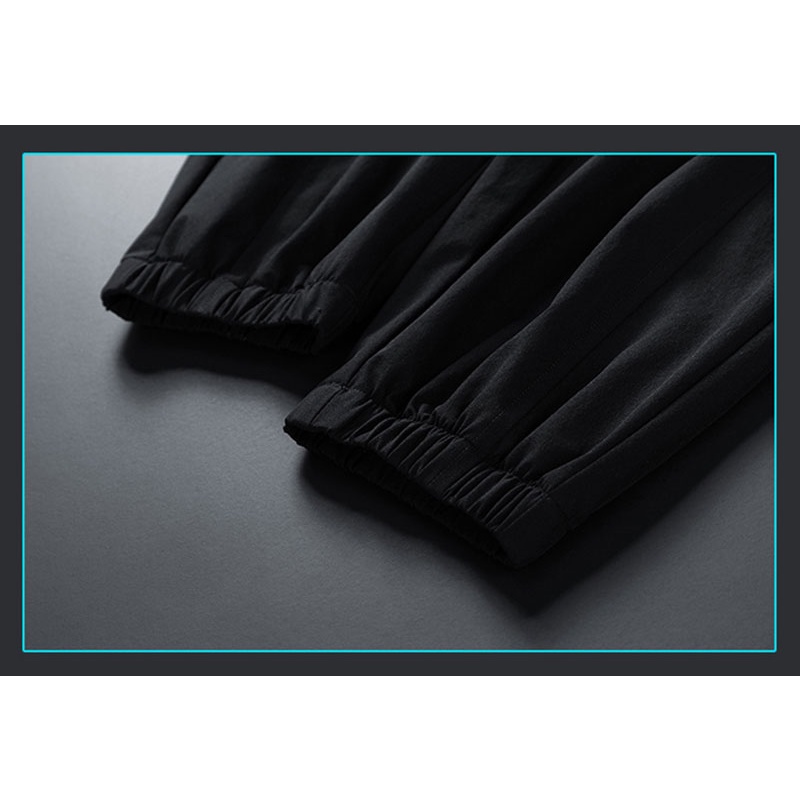 Quần Dài Thể Thao Dây Rút Màu Trơn Thời Trang Mùa Hè Cho Nam