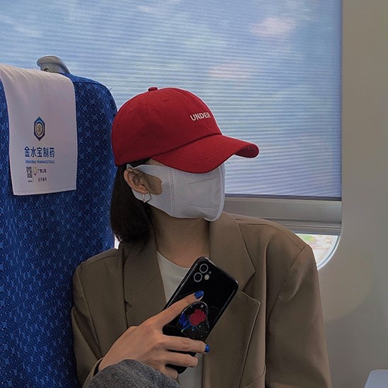 Mũ Lưỡi Trai Mềm Thêu Chữ Thời Trang Hàn Quốc