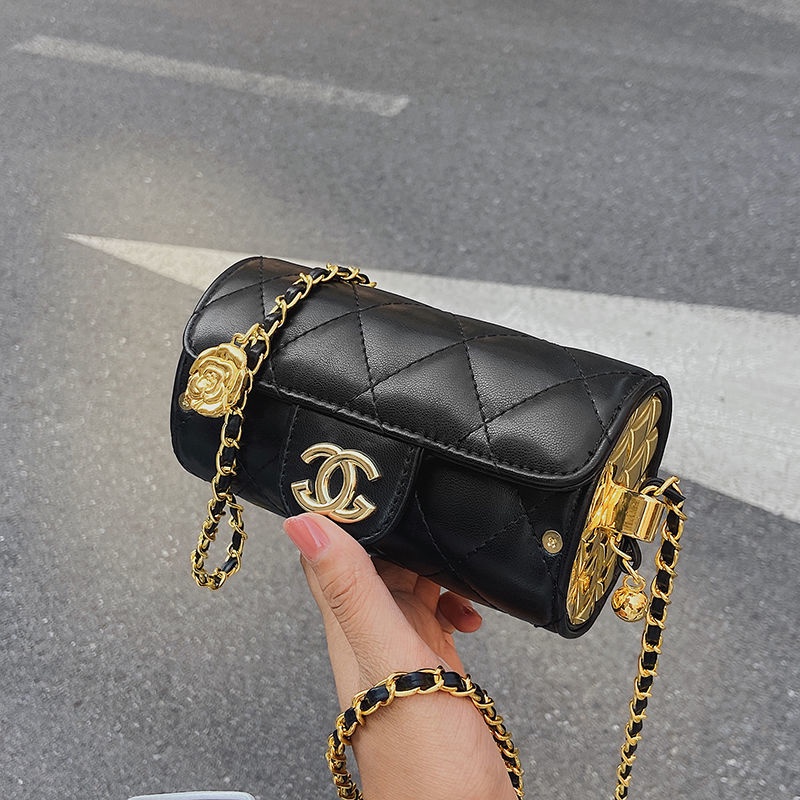 Túi Đeo Chéo Vai Có Dây Xích Đựng Bút 5Wd Thời Trang Dành Cho Nữ