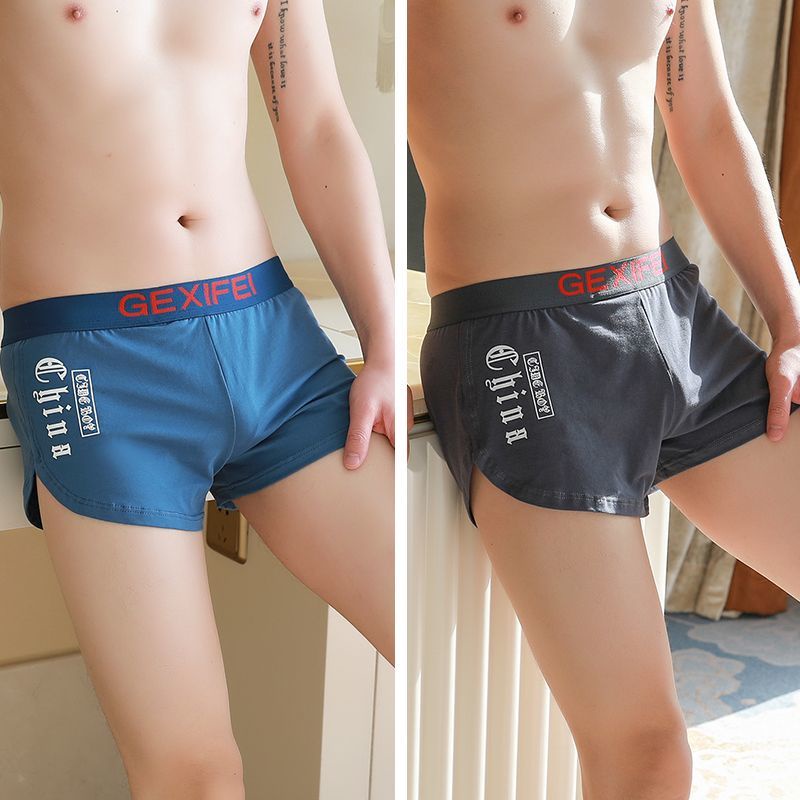 Quần Lót Boxer Cotton Thời Trang Retro Cá Tính Cho Nam