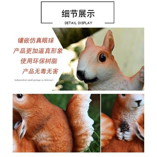 Đồ Trang Trí Vườn Hình Con Sóc Độc Đáo