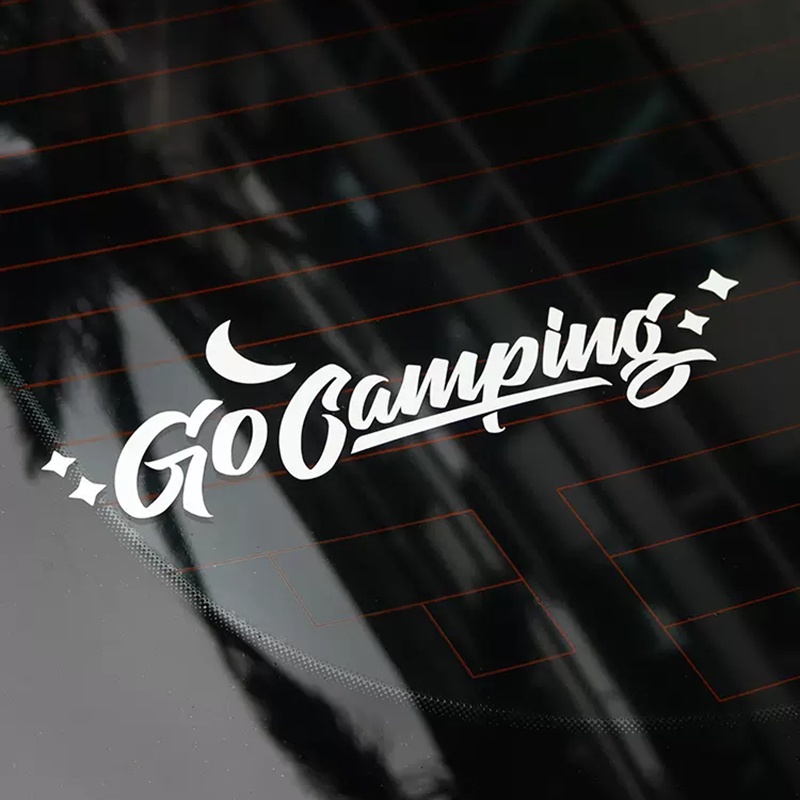 GO CAMPING Dán Phản Quang GO CAMPING Xe Ô Tô CAMPING Leo Núi Xe Dán Chống Trầy Xước Chặn Miếng Dán [