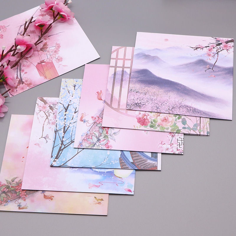Set 70 Tấm Thẻ Giấy Vuông 14.2cm Xếp Hình origami Nhiều Màu Sắc Phong Cách vintage Dành Cho Trẻ Em