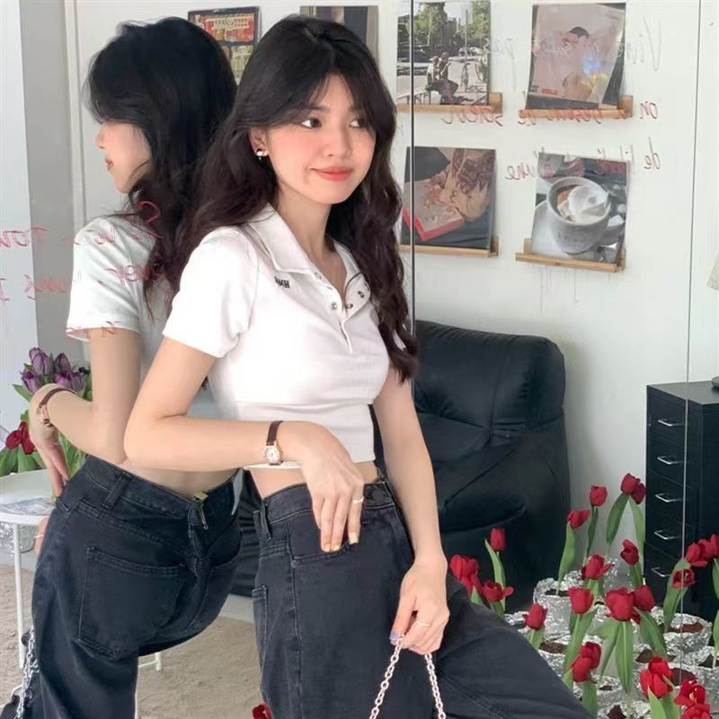 COZOK Áo polo Ngắn Tay Dáng Ôm Dễ Phối Đồ Thời Trang