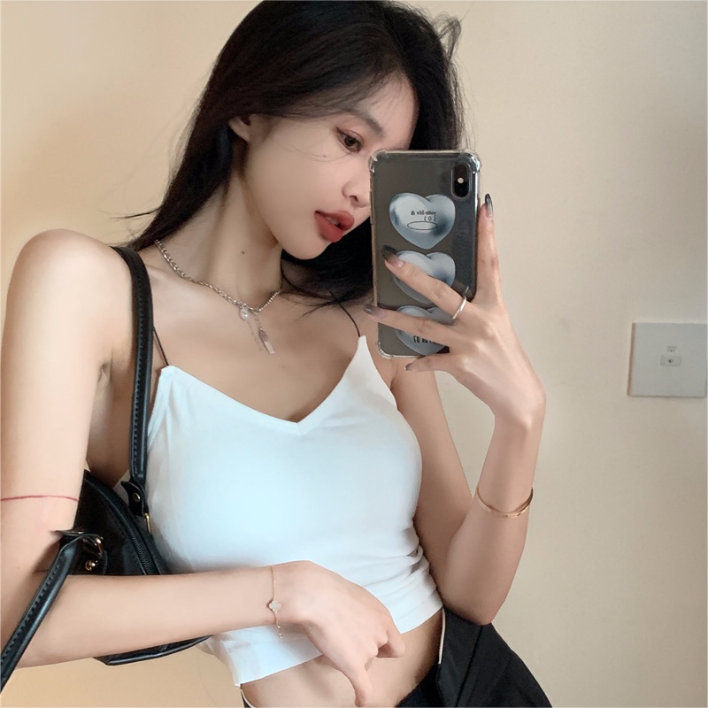 NRVP Áo Lót Ống Màu Trơn Thoáng Khí Có Mút Nâng Ngực Lưng Quyến Rũ Cho Nữ