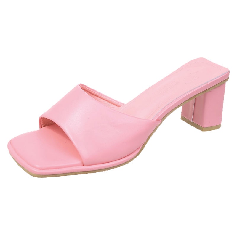 Dép Sandal Cao Gót Hở Ngón Thời Trang Mùa Hè Pháp