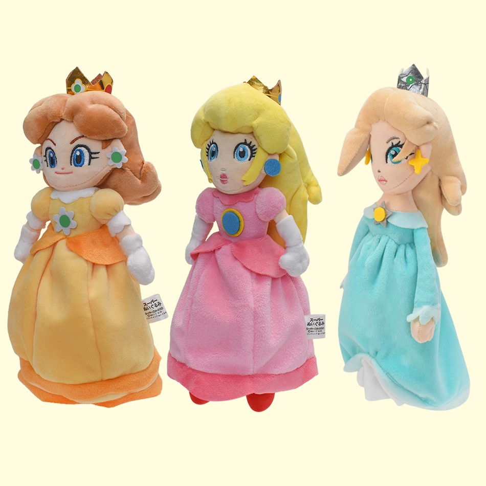 Búp Bê Nhồi Bông Hình Công Chúa Super Mario Cỡ Lớn