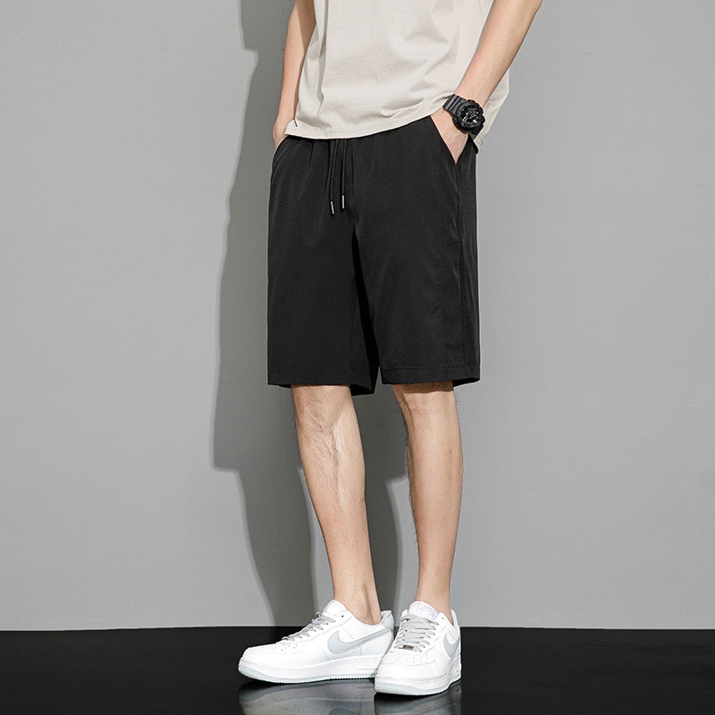 Quần Short Thể Thao Màu Sắc Đơn Giản Dáng Rộng Năng Động Thời Trang Mùa Hè Dành Cho Nam