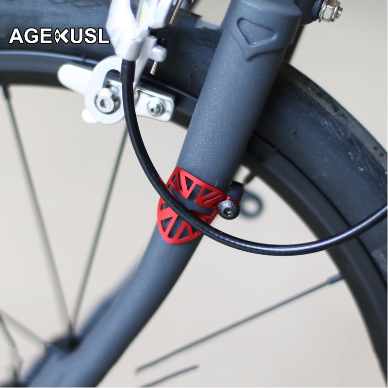 FENDER Tấm Chắn Bảo Vệ Phanh Đĩa Xe Đạp Bằng Hợp Kim Nhôm Cho Brompton Pike 3Sixty Royale Crius