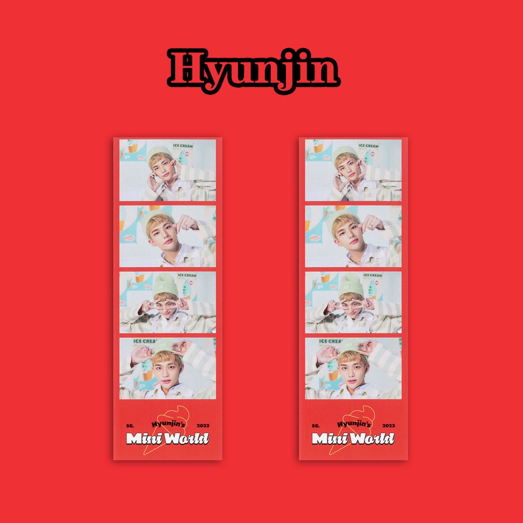 Bộ 8 Thẻ Hình Lomo Nhóm Nhạc STRAY KIDS 2023