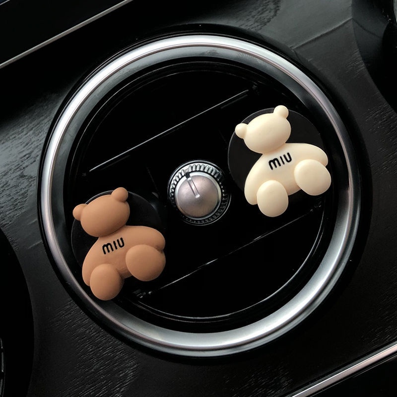 Kẹp Khuếch Tán Hương Thơm Gắn Máy Điều Hòa Xe Hơi Màu Nâu Cổ Điển