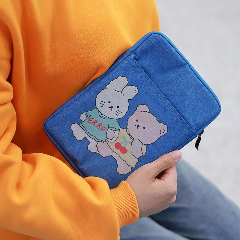 Túi Đựng Máy Tính Bảng Bằng Vải Mềm Chống Rơi Cho iPad Mini 1 2 3 4 8 Inch 10 Inch Air 1 2