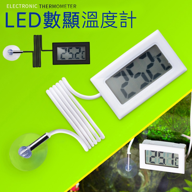 Nhiệt Kế Điện Tử Mini Độ Chính Xác Cao Có Móc Kính Bể Cá