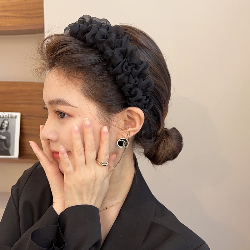 Băng Đô Vải Gạc Thời Trang Hàn Quốc Ngọt Ngào Dễ Phối Đồ Cho Nữ