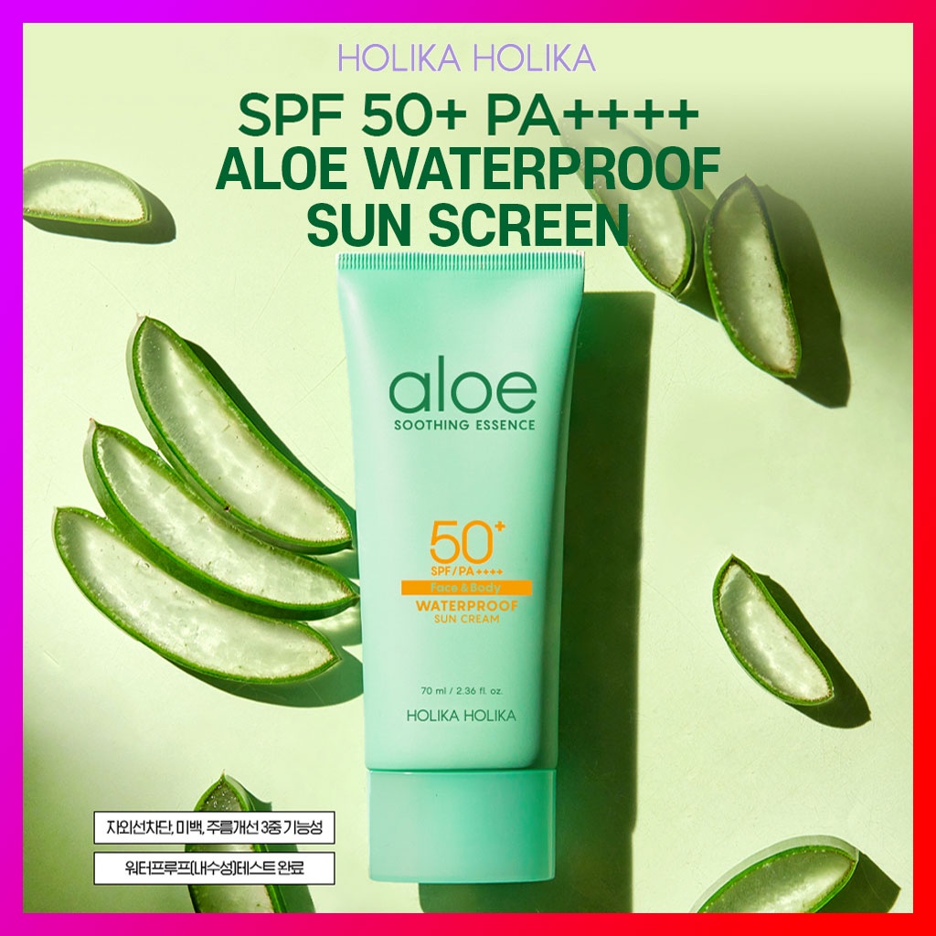 Kem Chống Nắng HOLIKA HOLIKA Chiết Xuất Từ Lô Hội 70ml SPF50 + PA + + + +
