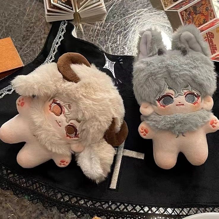 Búp Bê Nhồi Bông 10cm Vải Cotton Không Gây Kích Ứng Tai Thỏ Phong Cách Mới