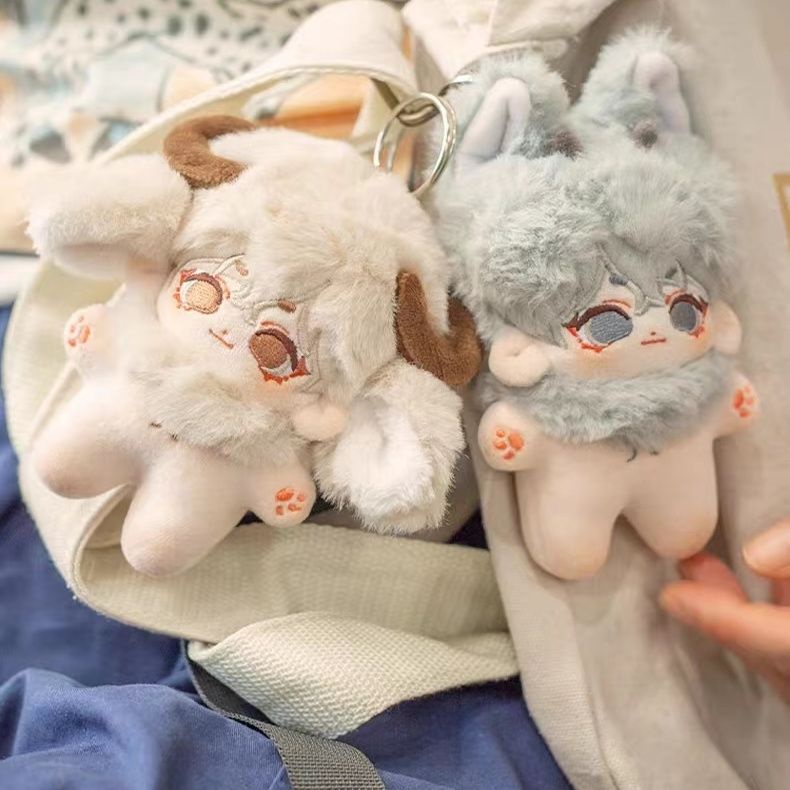 Búp Bê Nhồi Bông 10cm Vải Cotton Không Gây Kích Ứng Tai Thỏ Phong Cách Mới