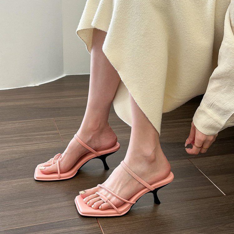 Sandal Cao Gót Hở Ngón Thiết Kế Xinh Xắn Thời Trang Dành Cho Nữ