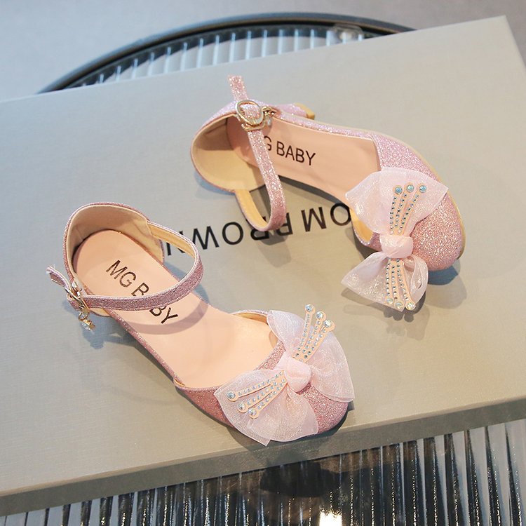 Xăng đan Gót Vừa Thiết Kế Đơn Giản Thoải Mái Thời Trang Mùa Hè Mới Cho Bé Gái