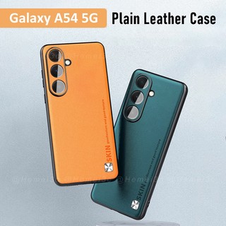 Ốp Điện Thoại PC Cứng + Da PU Thời Trang Sang Trọng Cho Samsung Galaxy A54 A34 A14 A53 A73 A33 5G