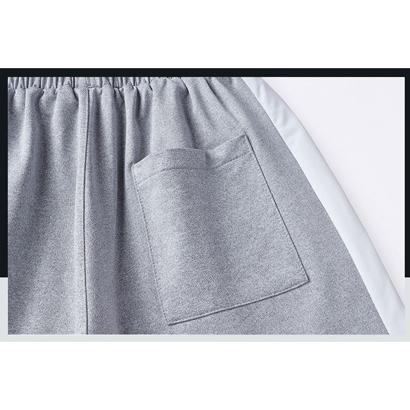 Quần Short Thể Thao Dáng Suông Thoáng Khí Phối Dây Rút Thời Trang Mùa Hè Cho Nam Giới