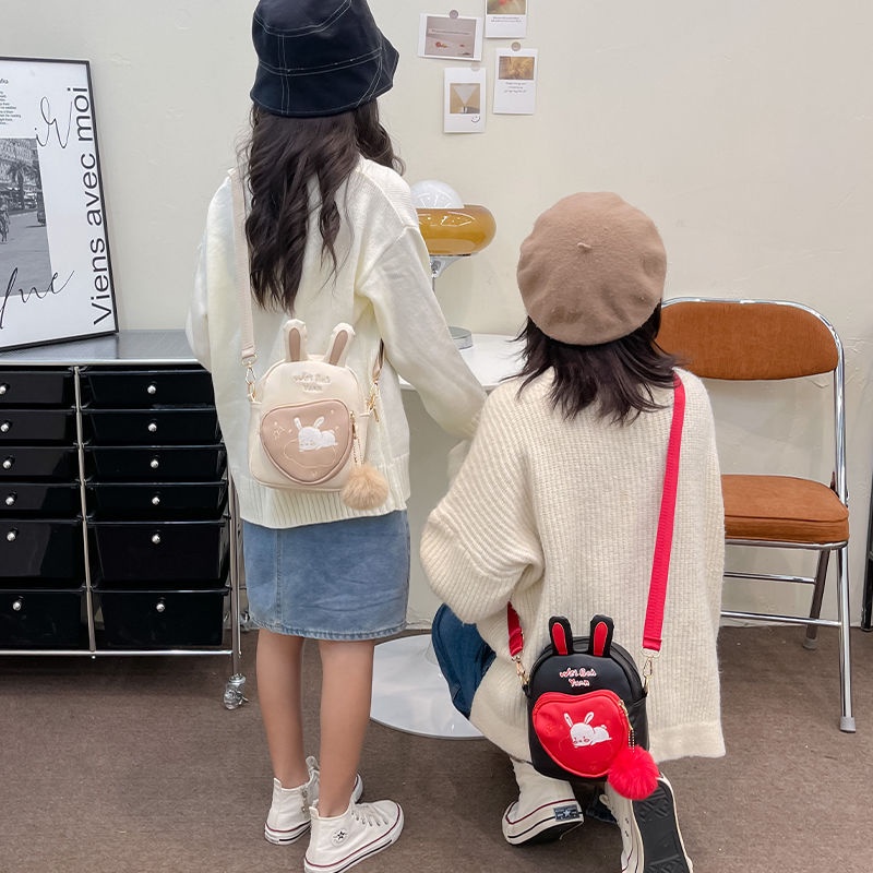 Túi Đeo Chéo Hình Thỏ Dễ Thương Cho Bé Gái