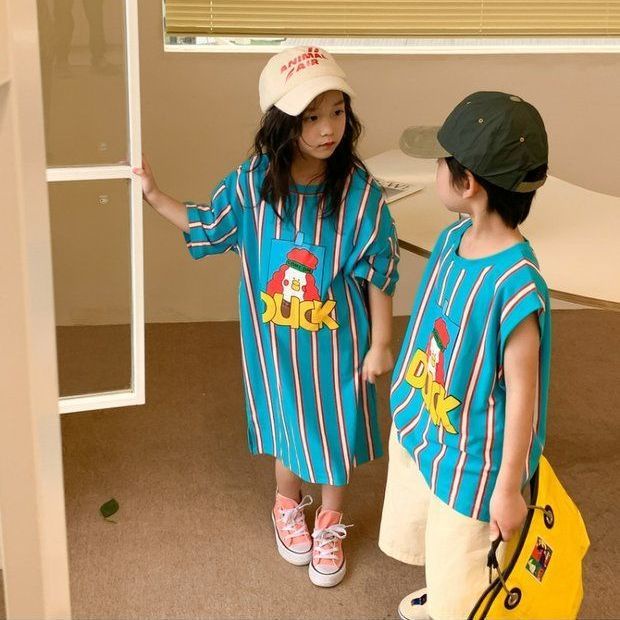 Áo Thun Ngắn Tay In Họa Tiết Hoạt Hình Phong Cách Hàn Quốc Cho Nữ