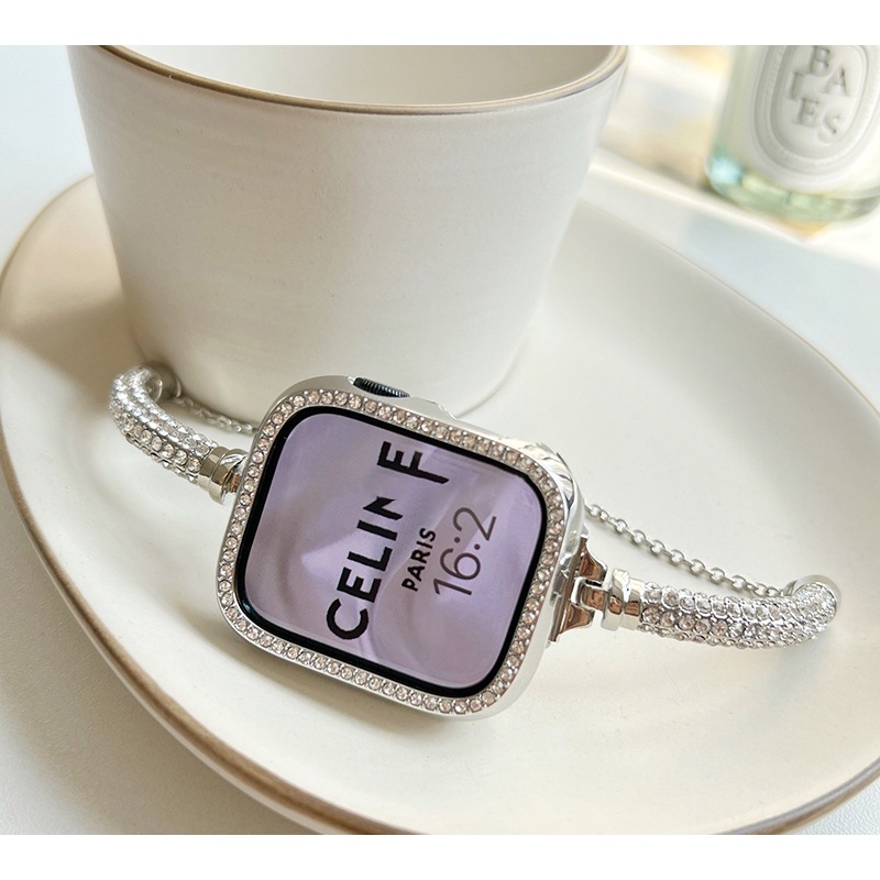 Dây Đeo Thay Thế Bằng Kim Loại Cho Đồng Hồ Thông Minh iWatch Series 8 / 7 / 6 / 5 / 4 / 3 / 2 / 1 / SE 38 40 41 42 44 45mm t500 t800 t900 KFZC