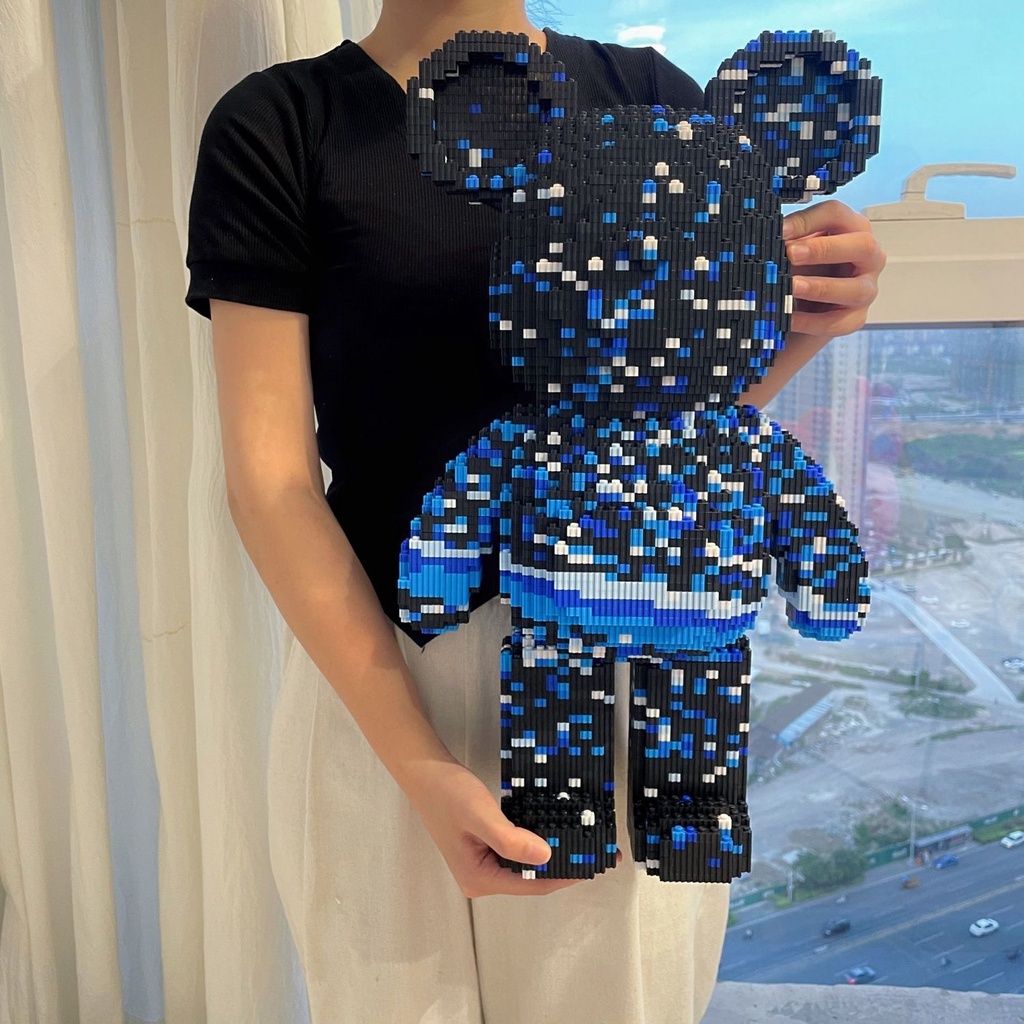 Chất Lượng Cao] Đồ Chơi Lắp Ráp Lego Nano Hình Chú Gấu Cho Bé Gái