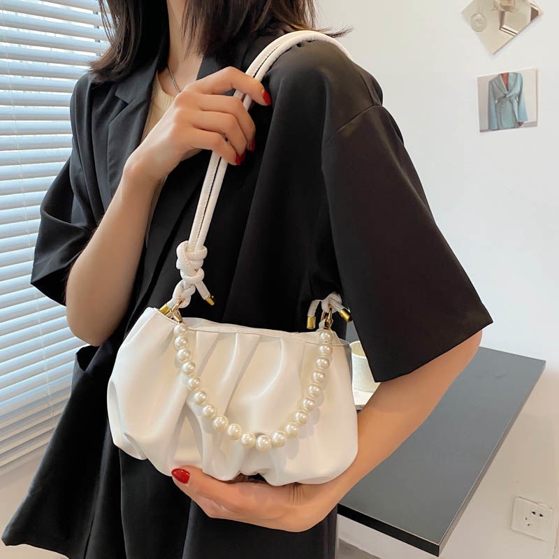 Túi Xách Đính Ngọc Trai Cao Cấp Thời Trang Theo Phong Cách Phương Tây Cho Nữ